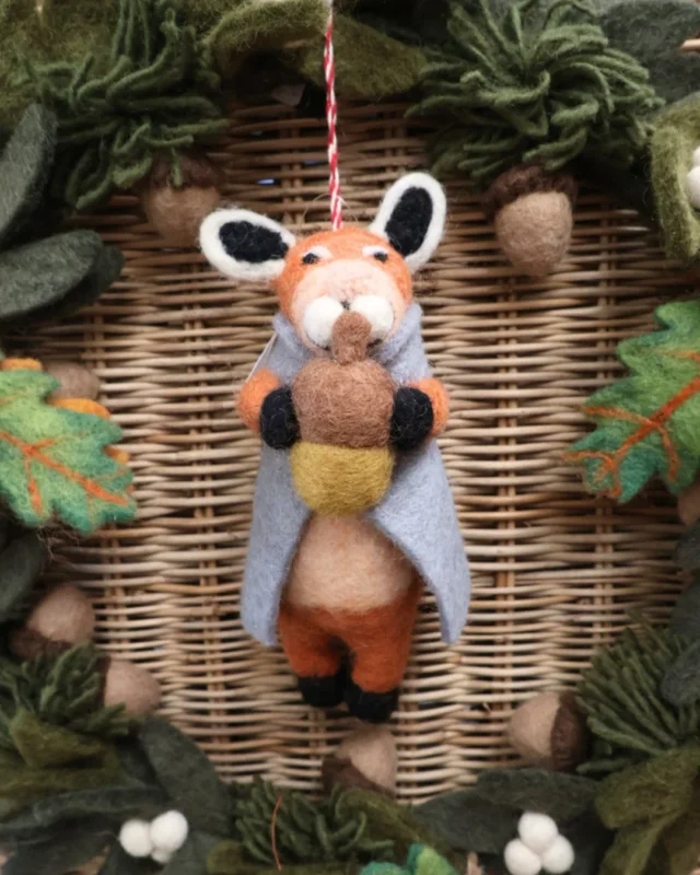 Eichhörnchen Filzanhänger "Möhrchen" von Grace & Gloria – Bild 2