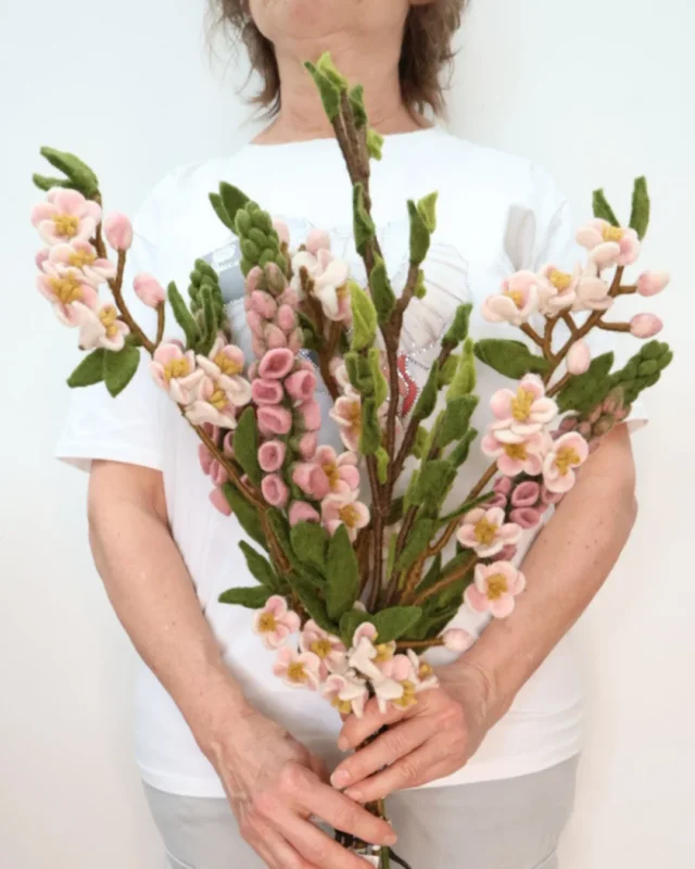 Muttertags-Blumenstrauß aus Filz – Bild 3