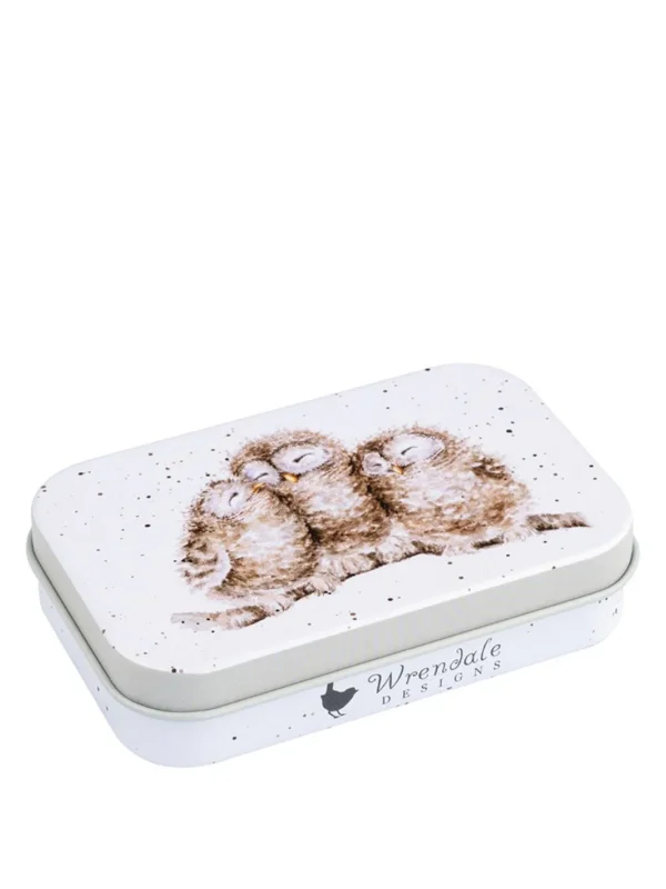 Kleie Metalldose Eulen von Wrendale Designs