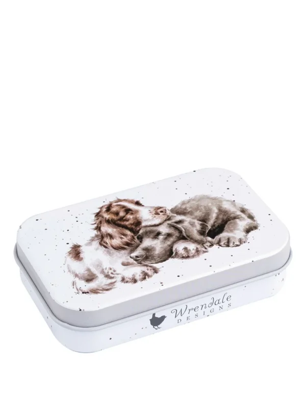 Kleine Metalldose Hunde von Wrendale Designs