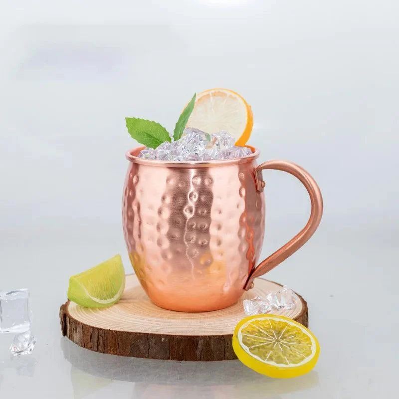 Bauchiger Kupferbecher - Moscow Mule Tasse - 350ml (Sets) - Kochschein