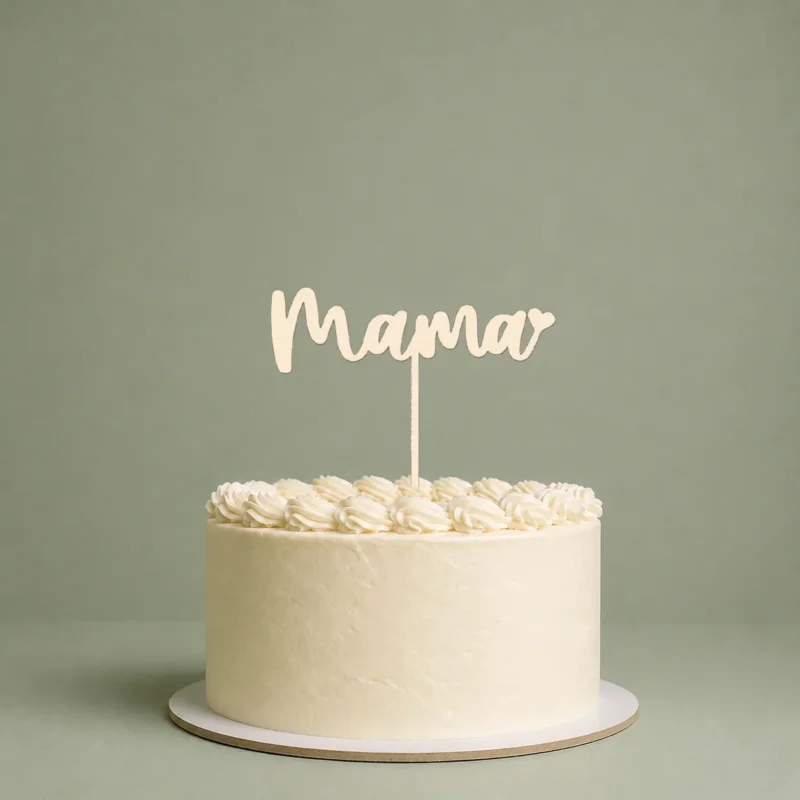 Cake Topper Mama Individuelles Geschenk für Mama Muttertag Geschenkidee