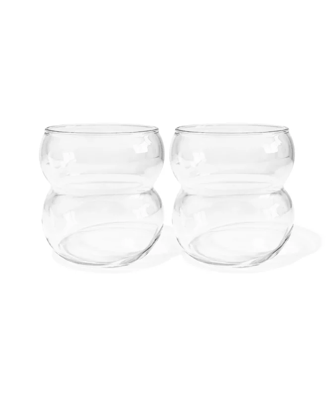 Kleines Glas mit zwei Bubbles – rio collection von 7 O'CLOCK