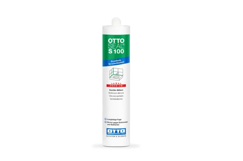 OTTO S100 Premium Sanitär-Silikon 300 ml transparent – für Glasdusche und Bad