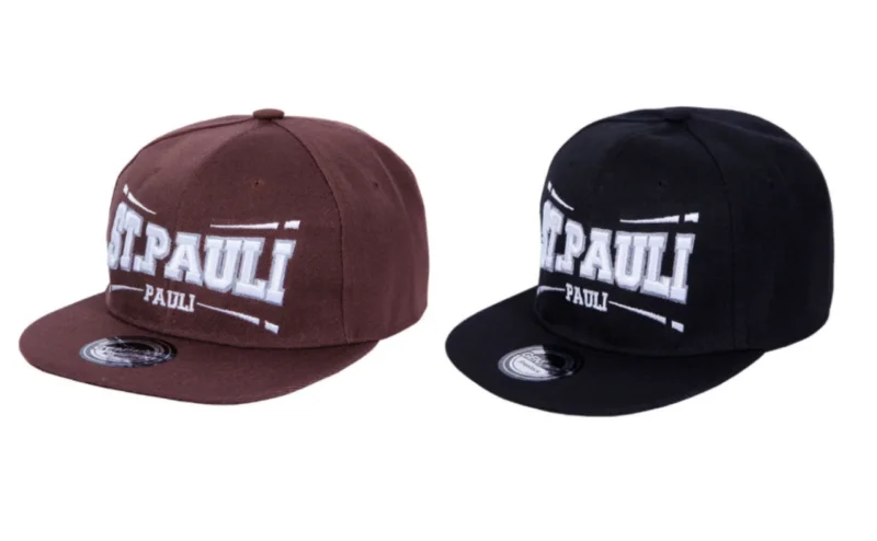 St.Pauli Snapback Basecap Baseball Mütze Käppi Cap Cappy Schirmmütze - flacher Schirm