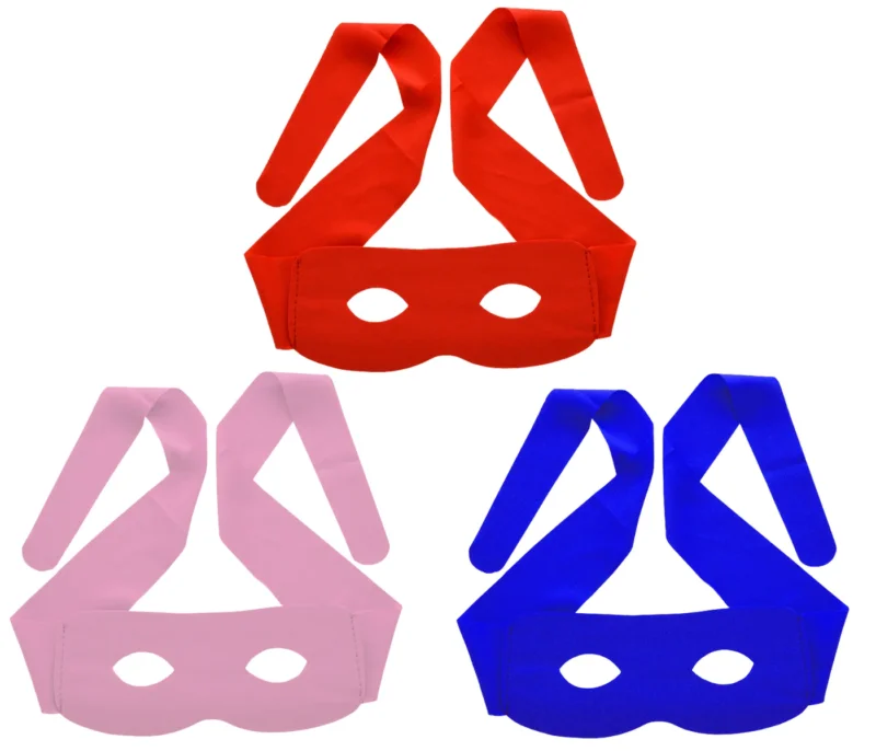 Superhelden Masken, Superhero Cosplay Party Masken Halbmasken mit Elastischen Seil für Kinder