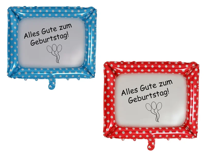 Folienballon Bilderrahmen Photo Booth