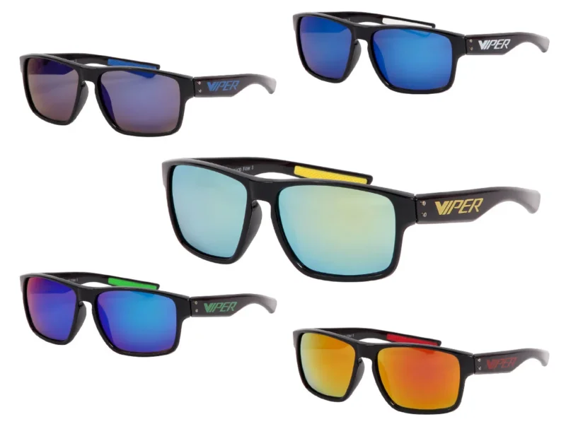 Viper Sportliche Retro Vintage Sonnenbrille