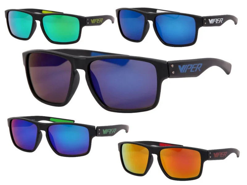 Viper Nerd Sonnenbrille Retro Herren Damen UV100