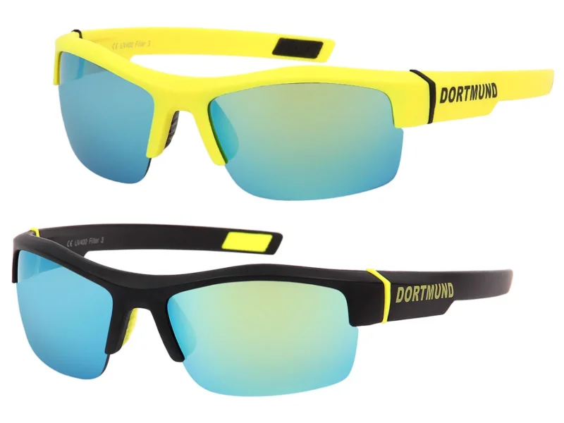 Sportbrille in schwarz gelb VS-308