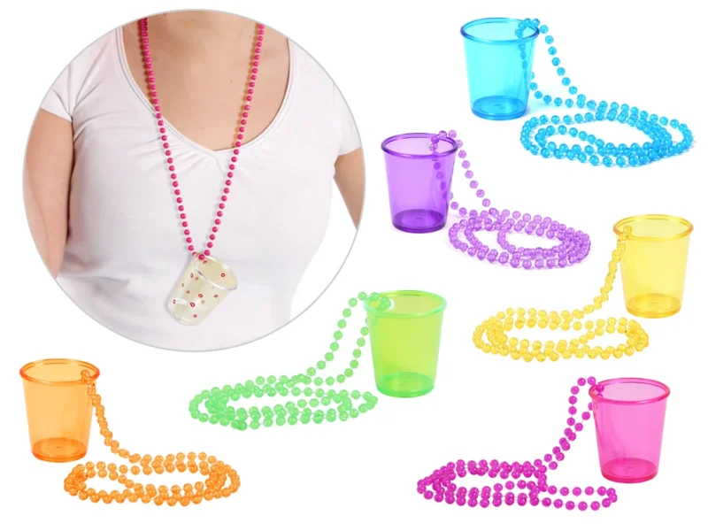 Schnapsglas mit Kette zum umhängen