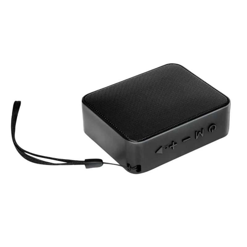 LogiLink Kompakter Bluetooth 5.3 Lautsprecher, 14 Std. Akku, Schwarz