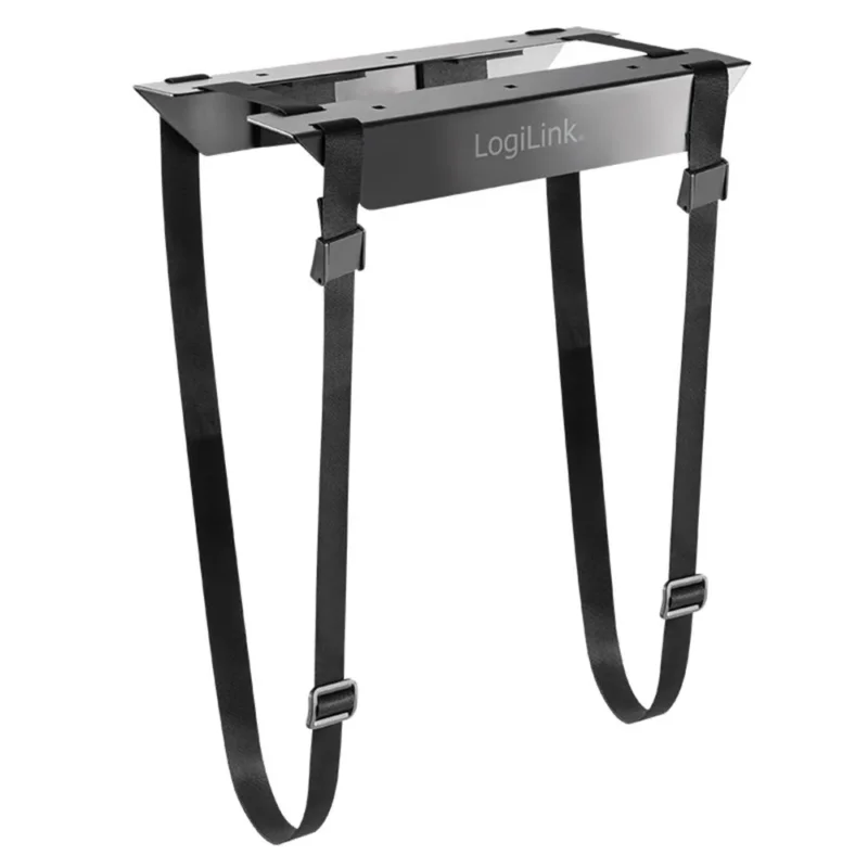 LogiLink PC Halterung Untertischmontage mit Gurt bis 10 kg