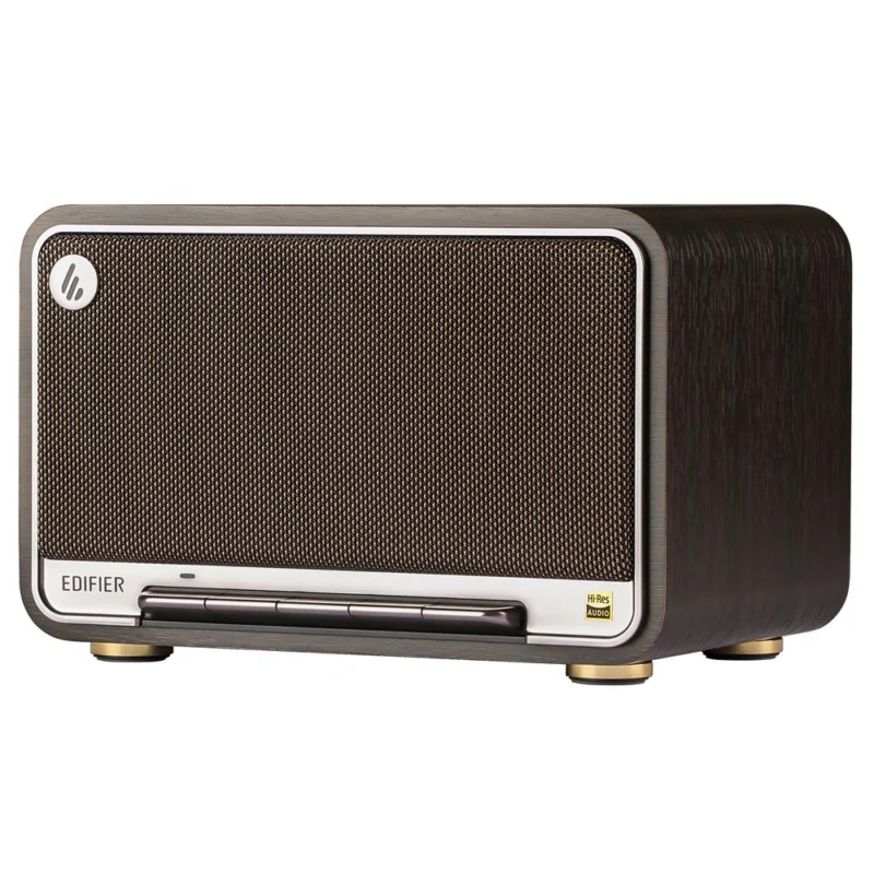 Edifier D32 Multiroom-fähiger WiFi Lautsprecher mit Bluetooth, Schwarz