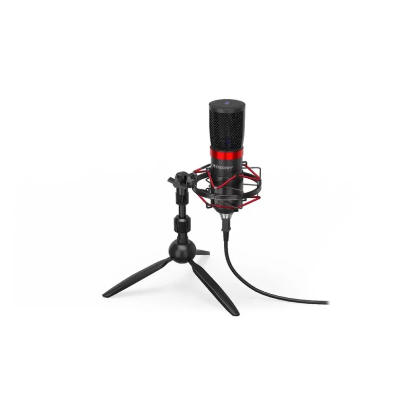 ENDORFY Solum Streaming T USB Mikrofon Schwarz mit Mute Button