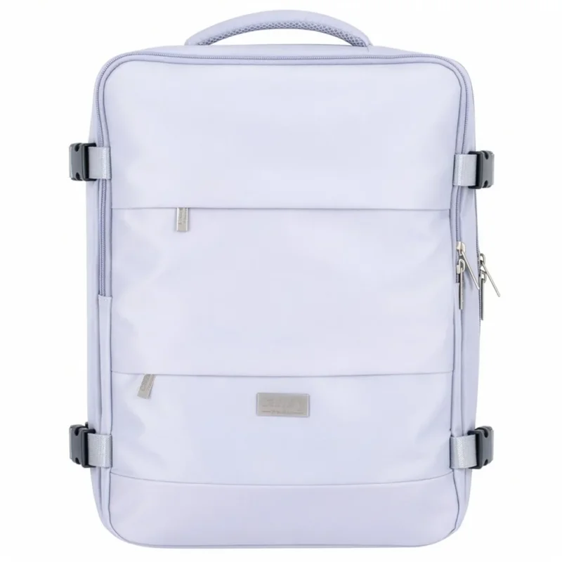 Camry CR 6880lp Reiserucksack 24 Liter, Handgepäck Rucksack mit Laptopfach bis 17 Zoll, Schuhfach, Nassfach, RFID-Fach, Business, Sport und Reisen, hell lila
