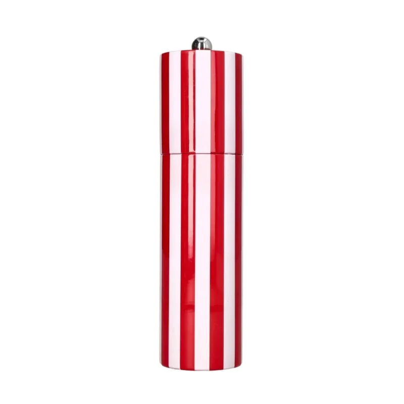 Addison Ross - Column Striped Peper & Zoutmolen Red & White 24 cm Peper/Zoutmolen Addison Ross