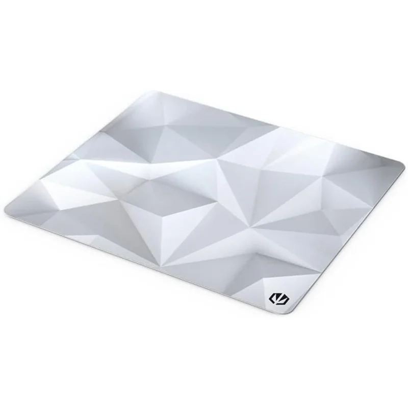 ENDORFY Crystal Onyx White L Mauspad weiß rutschfest 450 x 400 mm