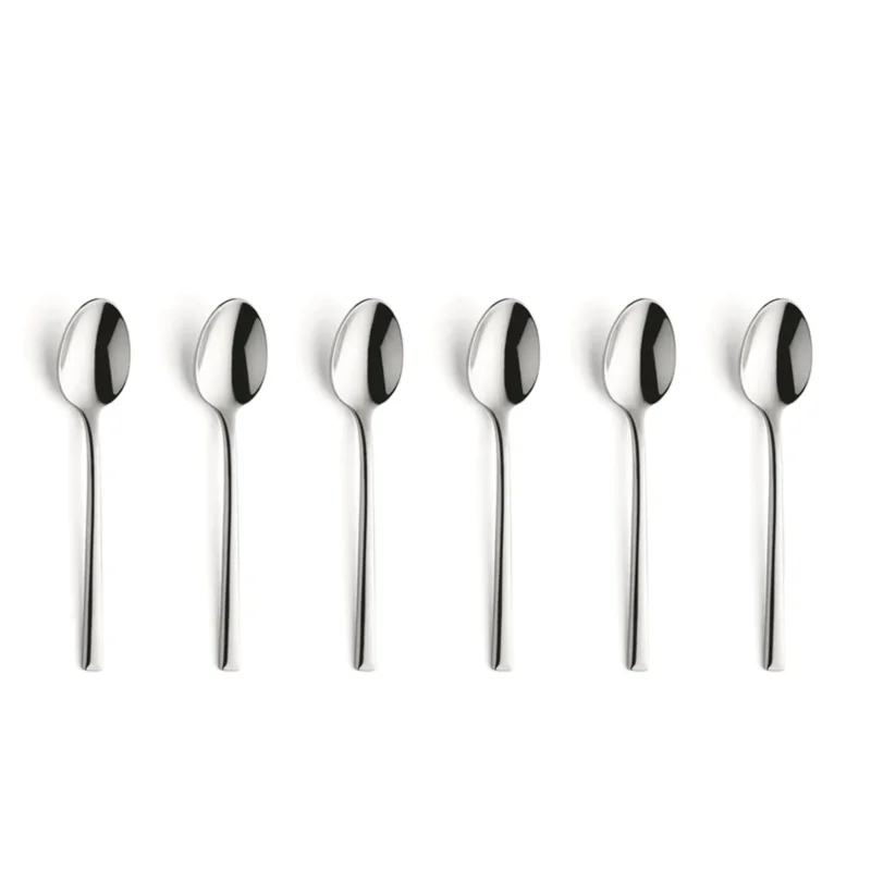 Amefa - Metropole 6 Theelepels - Zilver Theelepels Amefa
