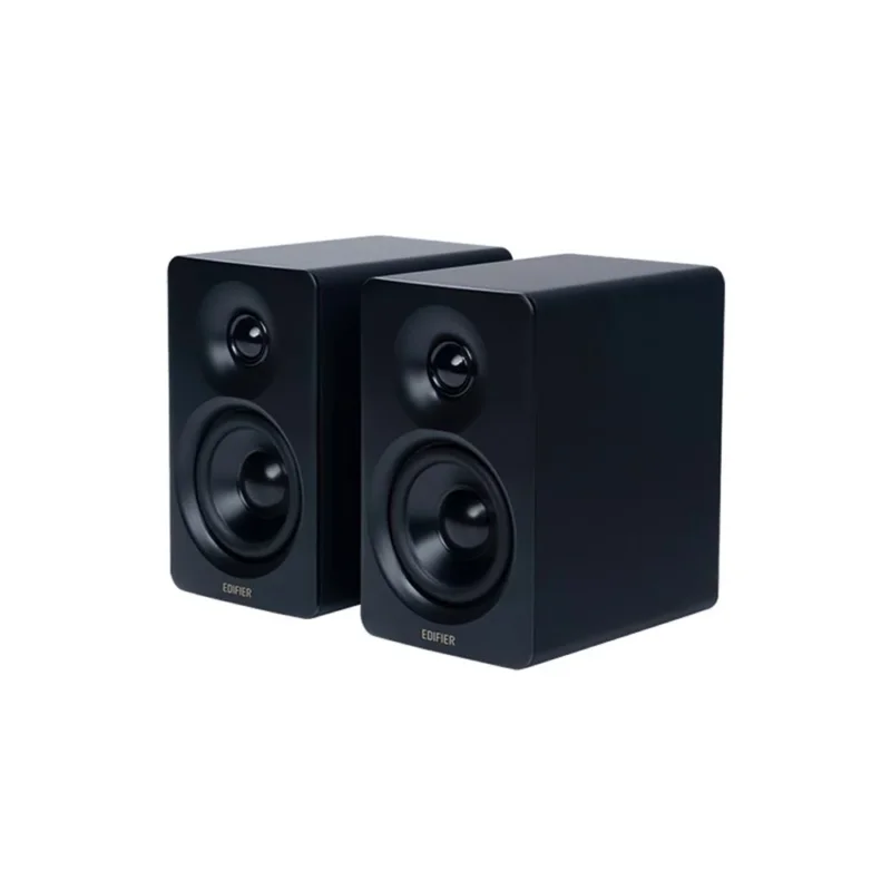 Edifier M60 ultrakompakte 2.0 Desktoplautsprecher (66 Watt) mit Bluetooth V5.3, Schwarz