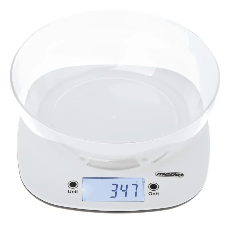 Mesko MS 3179 Küchenwaage mit Schüssel 5kg – Präzise & vielseitig