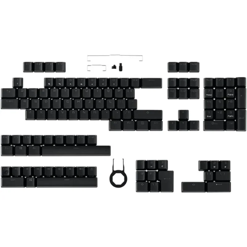 ASUS ROG PBT Doubleshot Keycap Set PBT Tastenkappen QWERTY