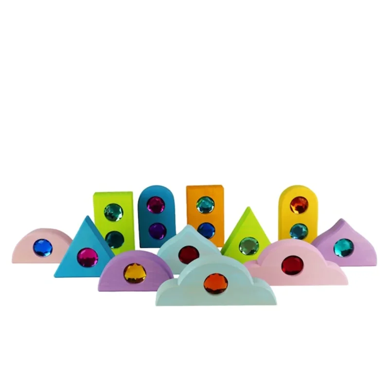 Bauspiel Funkeldächer Pastell