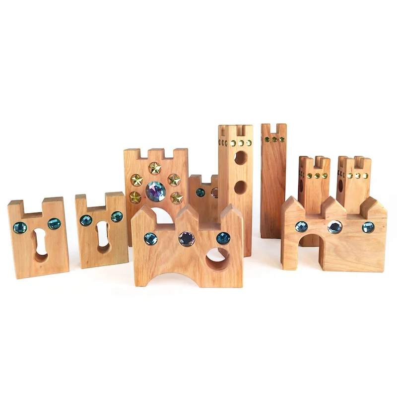 Kleines Märchenschloss von Bauspiel mit 10 Teilen