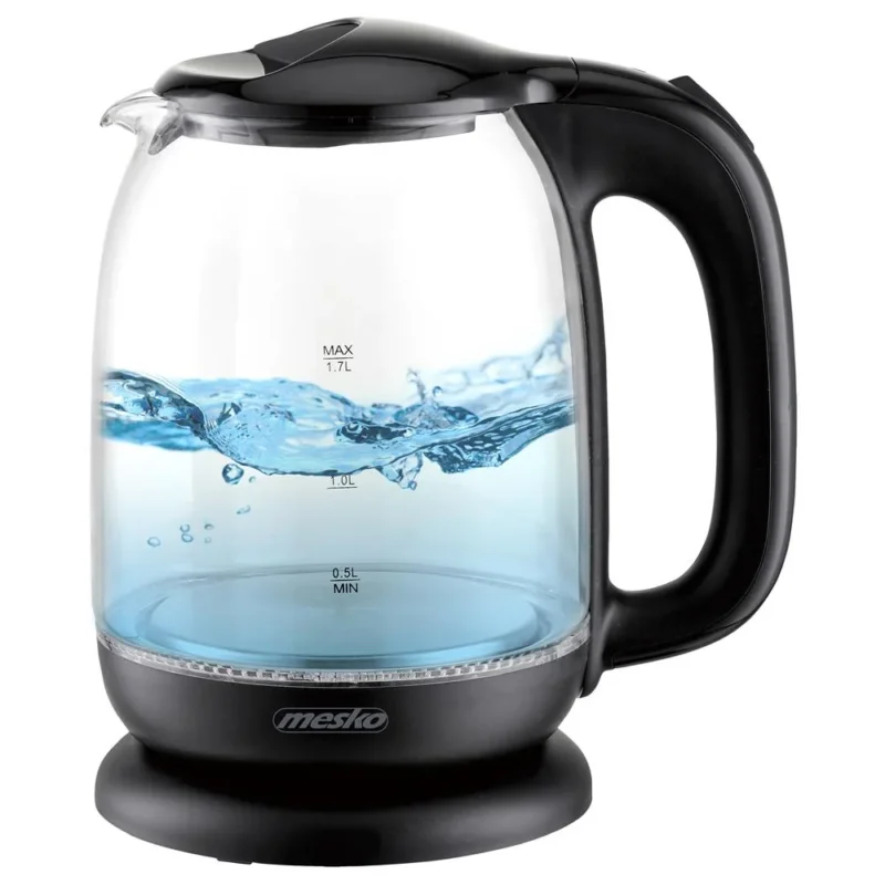 Mesko MS 1302 Glas Wasserkocher 1,7 l schwarz – stilvoll & leistungsstark