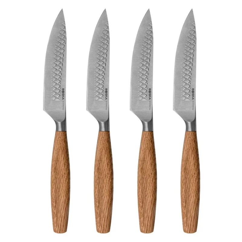 Boska - Steakmessen Oslo+, Set van 4 Steakmes Boska