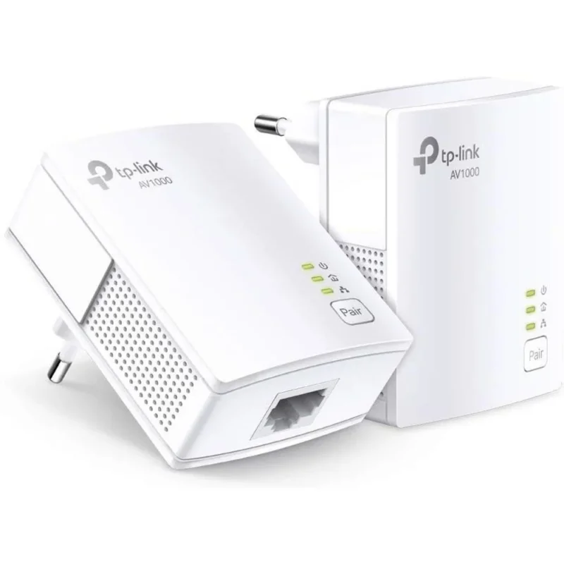 TP-Link TL-PA7017KIT AV1000 Gigabit Powerline Adapter Gigabit LAN Port Plug & Play