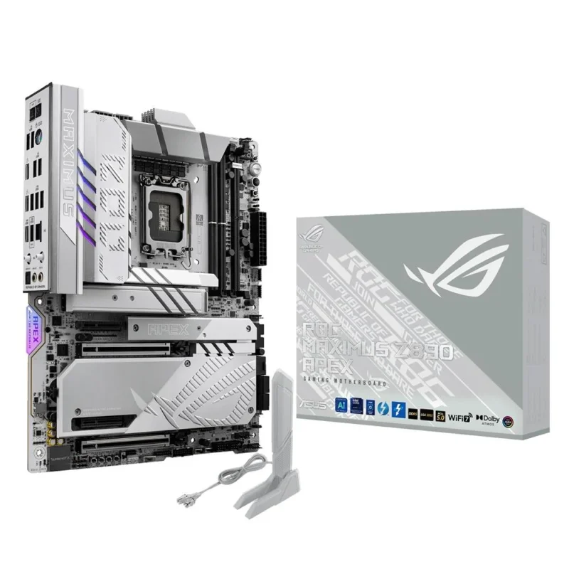 ASUS ROG MAXIMUS Z890 APEX Gaming Mainboard LGA 1851 ATX DDR5 WiFi 7 PCIe 5.0