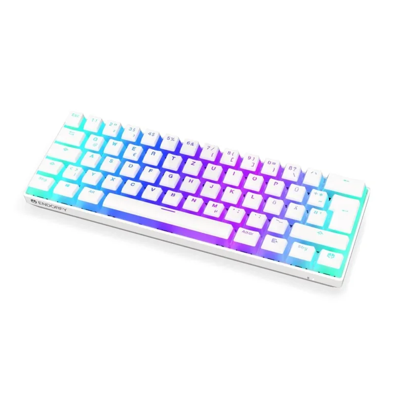 ENDORFY Thock Compact Wireless Tastatur DE Layout Kailh Box Black Weiß Pudding