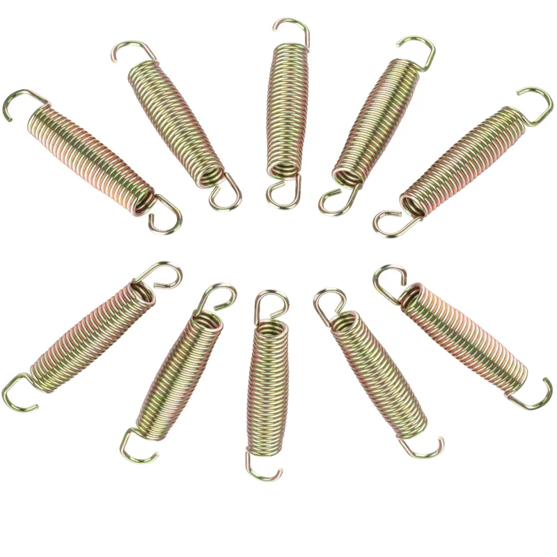 Trampolin Feder - 13,5 cm lang - mit 2 Haken - Federstahl Ø 3 mm - verzinkt 135 mm