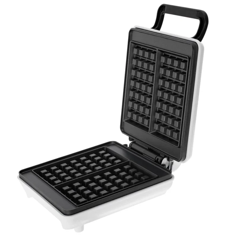 Mesko MS 3091 Waffeleisen – Weiß, 1800 W, Antihaftbeschichtung