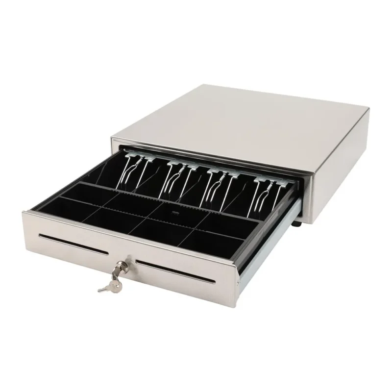 Olympia Kassenlade LD 410AT Metall Geldlade mit Easy Push