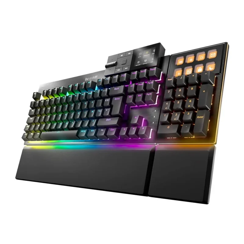 be quiet! Dark Mount Silent Linear DE ISO Tastatur 8 Display-Tasten Media Dock hot-swap-fähiger Nummernblock