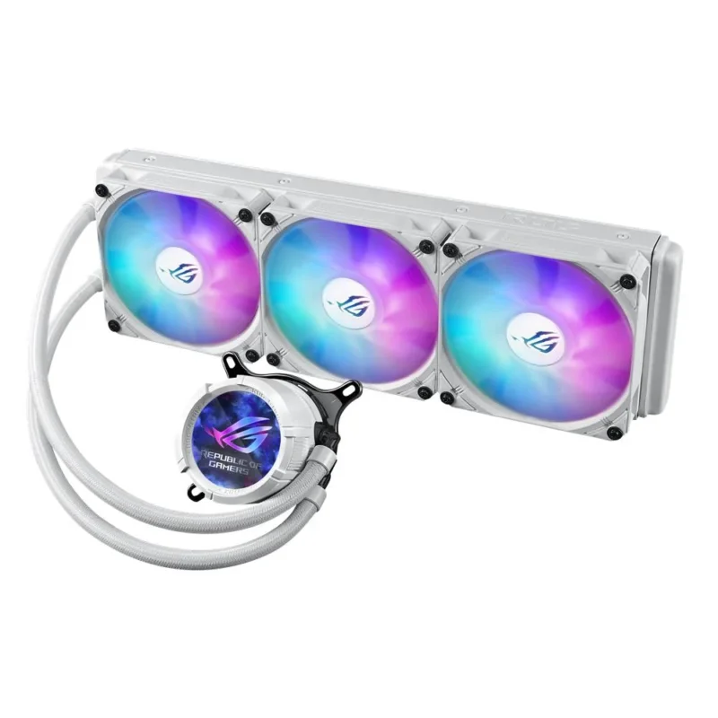 ASUS ROG STRIX LC III 360 ARGB LCD All‑in‑One CPU‑Wasserkühlung Weiß LGA 1700 AM5