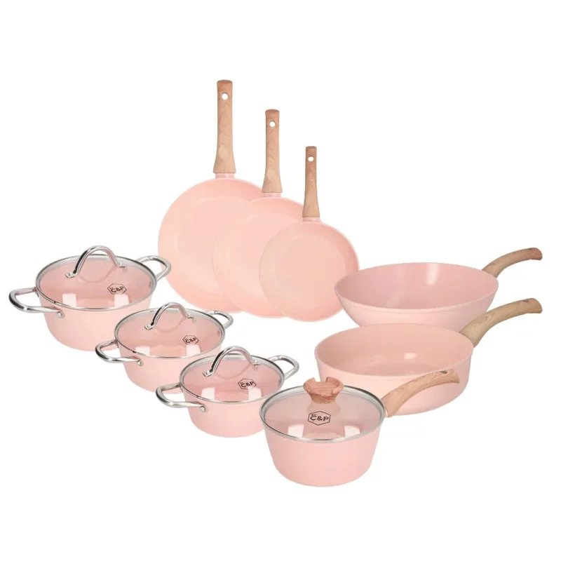 Cook & Pan - Blush Pannenset 9-delig Pannenset Cook & Pan