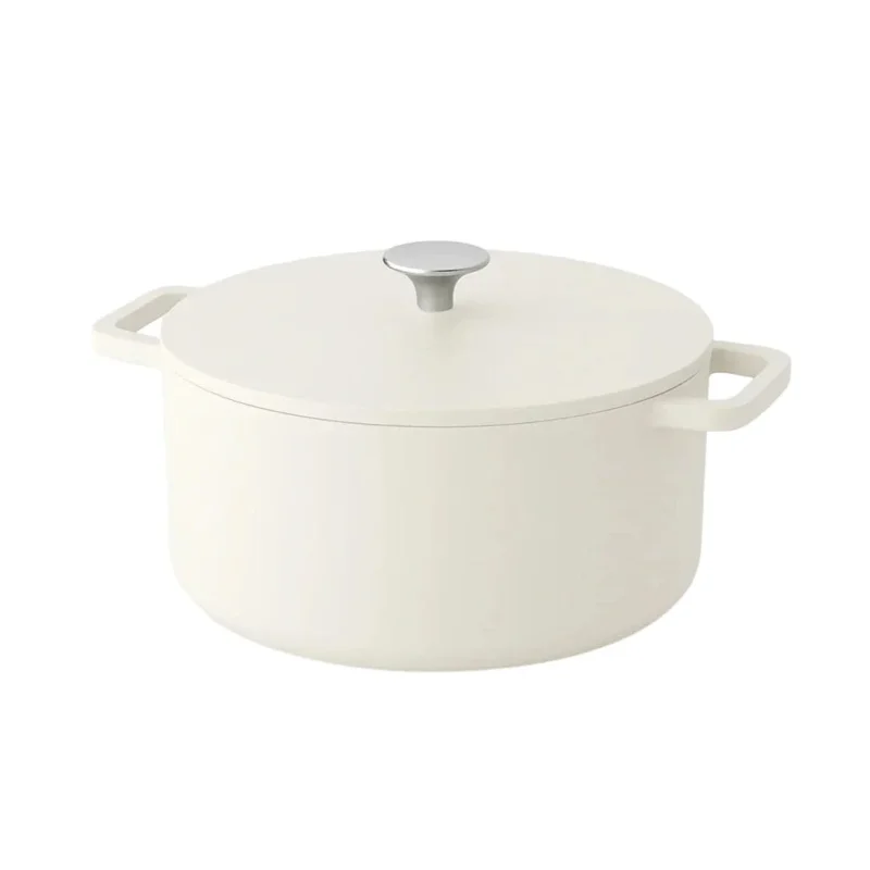 Cook & Pan - Go Ivory Gietijzeren Braadpan 24 cm - 4 liter Braadpan Cook & Pan
