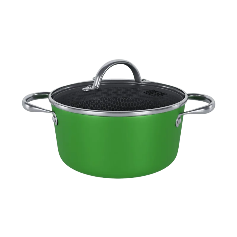 Cook & Pan - Honey Go Green Kookpot 22 cm met glazen deksel Cook & Pan