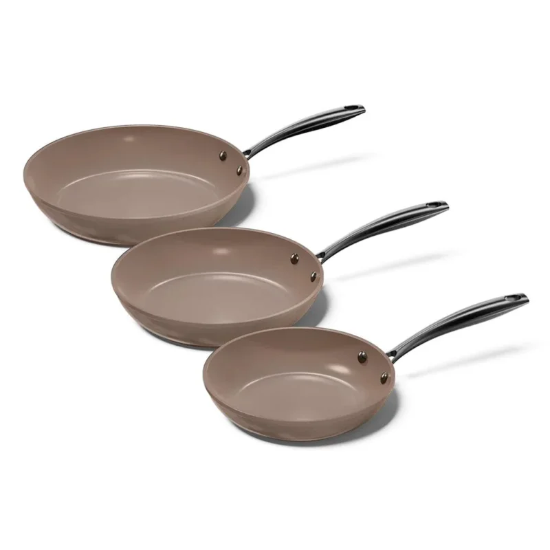 Cook & Pan - Taupe of Mind Koekenpannenset 3-delig Pannenset Cook & Pan