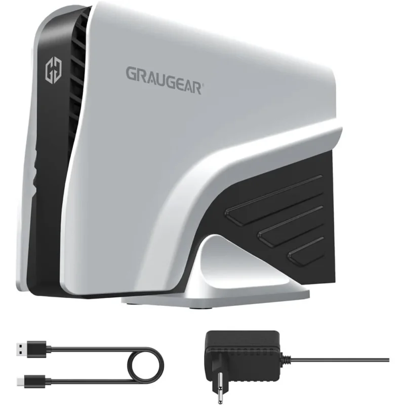 GRAUGEAR Externe Festplatte 4TB für PlayStation PS4 PS5 USB C
