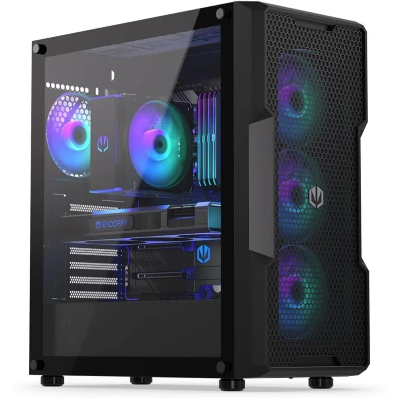 ENDORFY Regnum 400 ARGB ATX PC Gehäuse mit Glasfenster