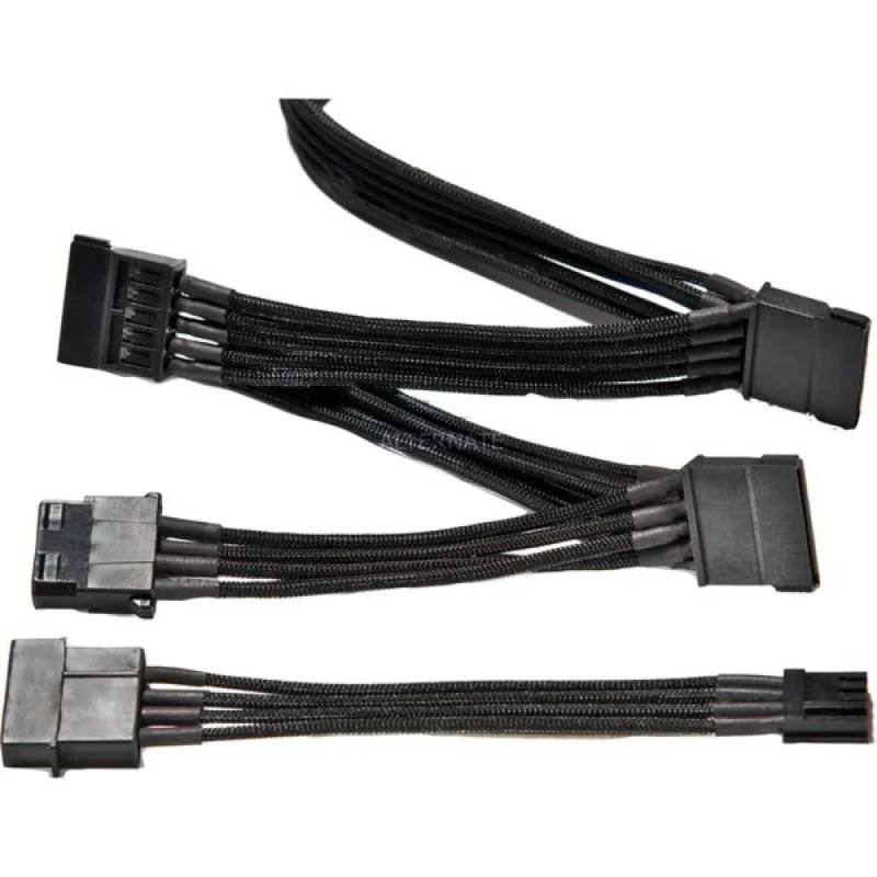 be quiet! Power Cable CM-61050 PSU > 3x SATA + 1x HDD/FDD Multipower Stromkabel Netzteil schwarz