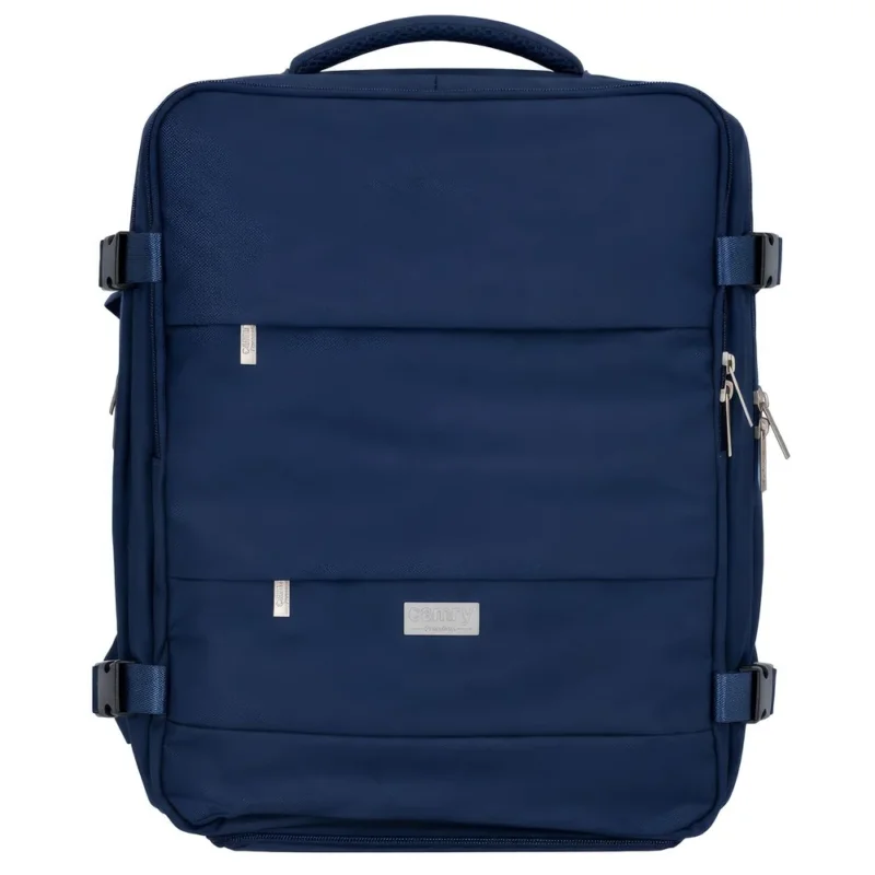 Camry CR 6880nb Reiserucksack 24 Liter, Handgepäck-Rucksack mit Laptopfach bis 17 Zoll, Nassfach, Schuhfach, RFID-Schutz und USB-Anschluss