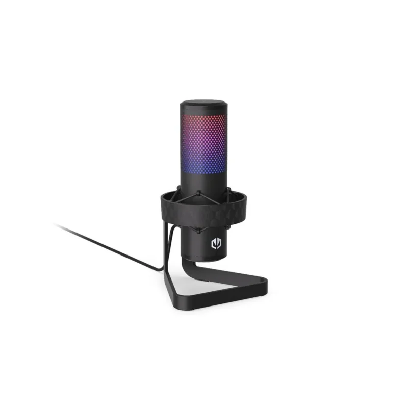 ENDORFY AXIS Streaming USB Mikrofon Schwarz mit Gain Regler und Kopfhöreranschluss