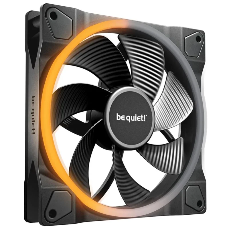 be quiet! Light Wings 140mm PWM Reverse Black ARGB Lüfter hoher Airflow
