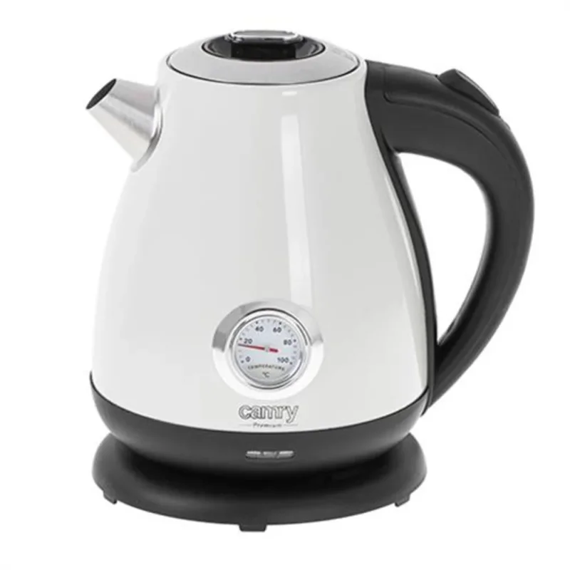 Camry CR 1344w Retro Wasserkocher mit Thermometer