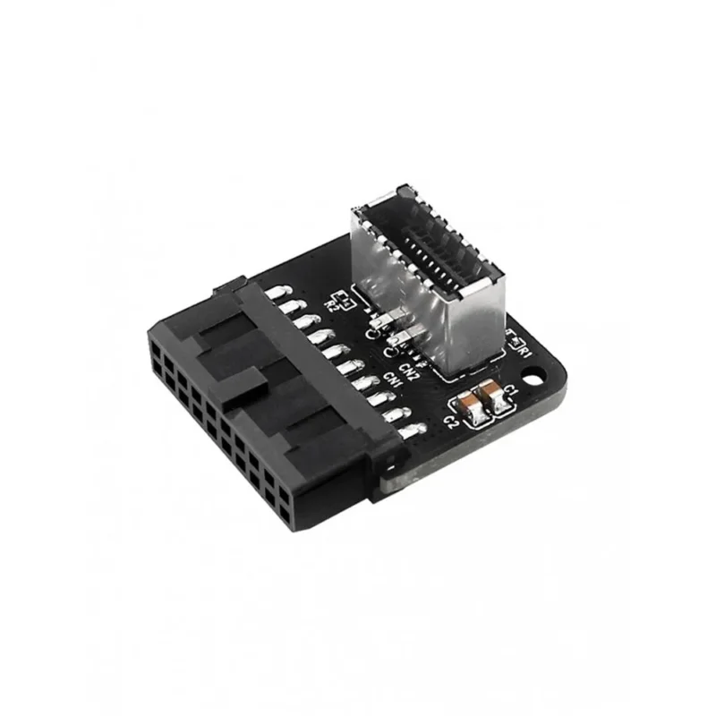 GRAUGEAR USB 3.0 Internal Header Adapter 19 Pin auf USB 3.1 Type E Key A gewinkelt